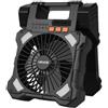 VEVOR Ventilatore Solare Ricaricabile 20000 mAh con Lanterna a LED, Ventilatore Portatile Senza Fili da 20 cm con Pannello Solare Pieghevole da 7 W 5 Velocità, Alimentato a Batteria USB per Campeggio