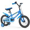 VEVOR Bici per Bambini, Stile BMX da 35,56 cm, Altezza del Ciclista 90 cm - 115 cm, Rotelle Incluse, Robusta e Facile da Montare, Bici per Bambini che Imparano ad Andare in Bici, Blu