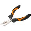 Kendo, mini pinza tonda piatta, curva, 115 mm