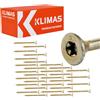 Wkret-Met 250 viti per legno truciolari, Torx, filettatura parziale, zincate, Ø 4,5 x 60