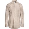 FINAMORE 1925 - Camicia a quadri - Beige