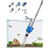 6 in 1 Pulitore Elettrico per Acquario 2000L/h 28W Sifone Automatico Acquario