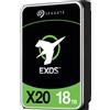 Seagate Exos X20 ST18000NM003D - Disco rigido - 18TB - interno - SATA 6Gb/s - 7200 rpm - buffer: 256MB (ST18000NM003D)