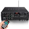 StarTech Amplificatore stereo Hi-Fi - Amplificatore AV a 2 canali 326BT - Potenza 3000 W - Bluetooth 5.0 - 4 ingressi microfonici - USB e telecomando - Alimentazione 12 V/220 V - Nero