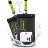 Pelican Marine - Confezione da 2 custodie impermeabili IP68 per telefono (taglia XL) - Custodia galleggiante per iPhone 14 Pro Max/13 Pro Max/12 Pro Max/11/S23 Ultra/Pixel 7, cordino rimovibile,