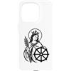 Regali di Santi Cattolici & Co. Custodia per iPhone 15 Pro Simbolo cattolico di Santa Caterina d'Alessandria