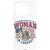 Maglietta Con Bandiera Americana Donna D Custodia per iPhone 15 Pro Femminismo T Shirt Donna American USA Ragazze Bandiera