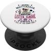 Sassy Witty Sarcasm Attitude Designs Sarcastico Multitasker Ascolta Ignora Dimentica Umorismo divertente PopSockets PopGrip Adesivo