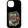 Jimbeels Custodia per iPhone 14 PEN LOOP READY Diario Penna Scrittura