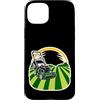 Jimbeels Custodia per iPhone 15 Plus MOW STRIPE READY Tagliaerba Prato Righe