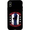 Muay Thai fight fight kick Thai boxing m Custodia per iPhone X/XS Ring Control per la Muay Thai Kickboxing