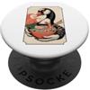 Womens Goose Themed Mens Goose Decor Goo Goose Things Goose Stuff Ramen giapponese Kawaii Anime Oca PopSockets PopGrip Adesivo
