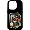 Jimbeels Custodia per iPhone 14 Pro PEN LOOP READY Diario Penna Scrittura