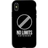 GERMAN AUTOBAHN SIGN NO LIMITS Custodia per iPhone X/XS GERMANY AUTOBAHN NO SPEED LIMIT SIGN SYMBOL BUNDESAUTOBAHN