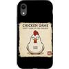 Japanese Chicken Game Rooster Humor Grap Custodia per iPhone XR Gioco di pollo giapponese non guardare l'umorismo eccentrico del pollo