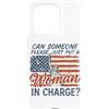 Maglietta Con Bandiera Americana Donna D Custodia per iPhone 15 Pro Femminismo T Shirt Donna American USA Ragazze Bandiera