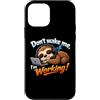 Klamottn Custodia per iPhone 12 mini Don't wake me, I'm working!