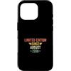 Legend Since Birthday Custodia per iPhone 16 Pro Limited Edition Since August 2008