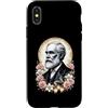Catholiccore Catholic Core Aesthetic Ath Custodia per iPhone X/XS Darwin Evoluzione Teoria Coquette Cattolico Sacro Vintage