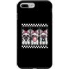 Bubblegum Frenchie Studio Custodia per iPhone 7 Plus/8 Plus Trio di cani Frenchie Girly Frenchie con fiocco rosa, motivo: Bubblegum Coquette