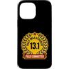 Half Marathon Humor Distance Running Ath Custodia per iPhone 13 Pro Max Half Marathoner Fully Committed 13.1 - Medaglia divertente per corridore