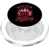 Flaming Midlife Club Sassy Over 40 Hormo Umorismo menopausa Hot Flash Sopravvivenza Midlife Power Squad PopSockets PopGrip per MagSafe