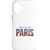 Paris Skyline Travel & Souvenir Designs Custodia per iPhone 16 Plus Paris Skyline Torre Eiffel Francia souvenir di viaggio