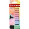 STABILO - Evidenziatore - BOSS MINI Pastel | Confezione da 6, colori assortiti
