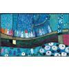 Wash+Dry - Tappeto Stadt in Blau 50x75, Colorato