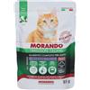 Morando Bocconcini in Salsa con Manzo e Ortaggi per Gatti Sterilizzati 85 g Mangime