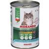 Morando Bocconcini in Salsa con Tonno Pomodori e Fagiolini per Gatti Adulti 405 g Mangime