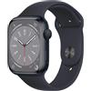 Apple Watch 8 GPS Midnight 45mm, Cinturino Nero, A2774,Eccellente-Ricondizionato