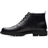 Clarks Batcombe Mix Mens Black Leather, 9