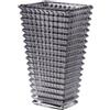 MCMCNCUIU Vaso in vetro nero per centrotavola, vasi per fiori grandi, vasi moderni per soggiorno, tavolo da pranzo, matrimonio, 28 cm
