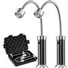 MojiDecor Lampada Barbecue Magnetica LED con Tubo Flessibile per Griglia Barbecue Set 2 Pz Luce BBQ Lampade Senza Fili Multiuso 360 Gradi Regolabile Torcia Elettrica per Lettura Lavoro Riparazione