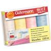 Gütermann Creativ Maraflex Set di Fili per Cucire Elastico ad Alta Estensibilità - Filo Multicolore per Scollo e Cuciture, Variazione Colore 3, 4 x 150m - 1 Set