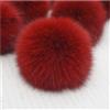 GreatRise 2 Pezzi Pom-Pom di Pelliccia per Cappelli Pallina di Pelo Artificiale Imitazione Volpe Pallina di Pelo in Pelliccia Sintetica Pom-Pom di Peluche per Fai Da Te Cappelli, Borse, Sciarpe