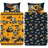 JCB Copripiumino singolo - My 1st JCB Joey Design - Set di biancheria da letto reversibile ufficiale - policotone