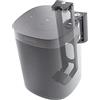 EMAQUIN Staffa di montaggio a parete per altoparlante SONOS ONE/SONOS ONE SL/SONOS Play 1 (girevole e inclinabile, compatibile con SONOS ONE/ONE SL/SONOS Play 1, nero singolo pc)