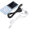 Denash Lettore Musicale MP3 MP4, riproduttore Audio Digitale con Musica HiFi Lossless Portatile Mini con Cuffia(Blu)