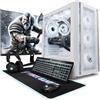 Vibox IX-525 PC Gaming Completo - Schermo da 27 pollici - AMD Ryzen 7 9800X3D 8 cores - Nvidia RTX 5070 12GB - 32GB RAM - 1TB SSD - Windows 11 - WiFi 6 + Bluetooth 5.4 - Blanc