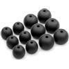 Okuli 12 x Gommini Auricolari in Silicone Ricambio per Shure SE215 Auricolari Cuffie in Nero
