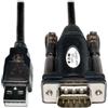 TRIPP LITE Eaton Cavo adattatore seriale (M/M) da USB-A a RS-232 (DB9), 5 piedi (1.5 m)