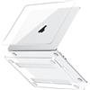 GPXIIZ Cover Compatibile con 2026 MacBook Air 13,6 Pollici M5 M4 M3 M2 Custodia 2025-2022 A3449 A3240 A3113 A2681, Case Cover Rigida Protettiva in Plastica Ultra Sottile 13.6", Cristallino