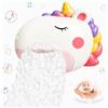 Withosent Unicorno Giochi Bagnetto Neonato Bolle di Sapone Bambini Ricaricabile