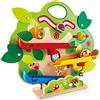 Hape Circuito Treno Scoiattoli Portatile - Un'Avventura tra gli Alberi