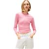 Tommy Jeans Donna Maglietta Maniche Lunghe Slim Fit Essential in Cotone, Rosa (Mystic Pink), XXS