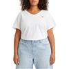 Levi's Plus Size V-neck Tee, T-shirt Donna, Bright White, 4XL