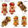 Pannolenci Stampato Fatine Autunno