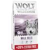 Wolf of Wilderness 12 kg + 2,4 kg gratis! 14,4 kg Wolf of Wilderness Adult Overfill - Wild Hills Anatra